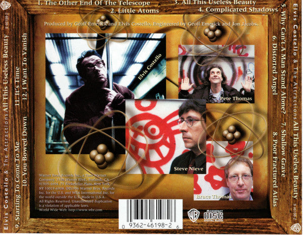 Elvis Costello & The Attractions - All This Useless Beauty (CD) | Near Mint (NM) Excellent (EX)-Classic Vinyl Record