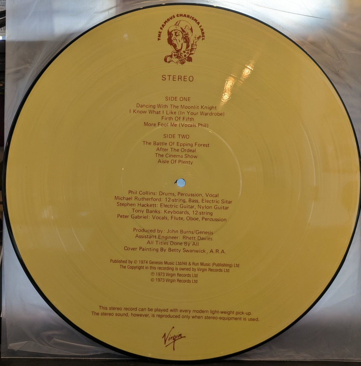 Genesis - Selling England By The Pound (PICTURE VINYL) | Near Mint (NM) Generic-Classic Vinyl Record
