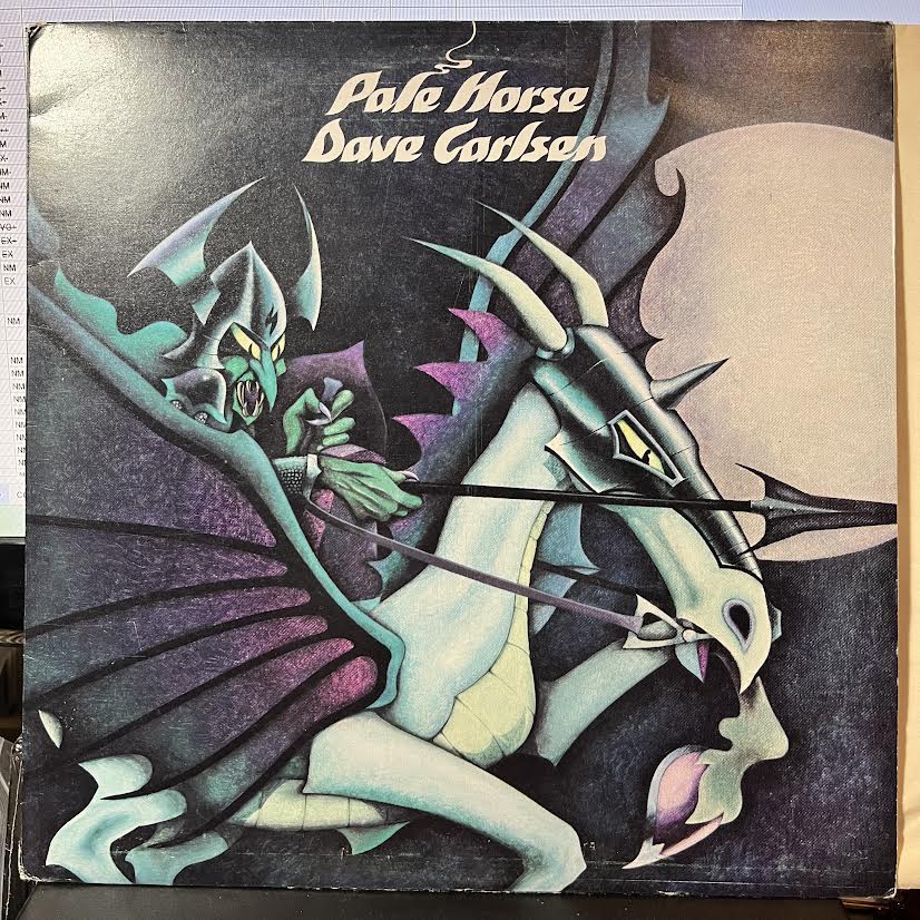 Dave Carlsen - Pale Horse (VINYL) | Near Mint (NM) Near Mint- (NM-)-Classic Vinyl Record