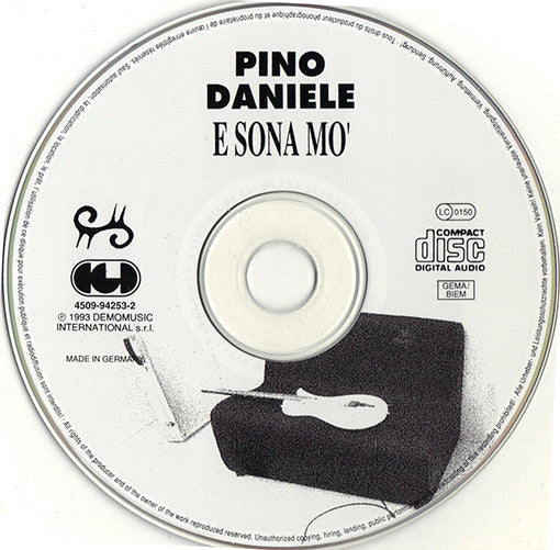 Pino Daniele - E Sona Mo' (CD) | Near Mint (NM or M-) Excellent (EX)-Classic Vinyl Record