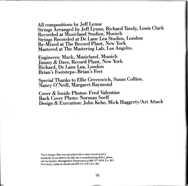 Electric Light Orchestra - Face The Music (CD) | Near Mint (NM) Near Mint (NM)-Classic Vinyl Record