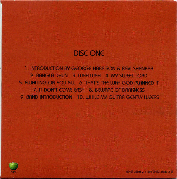 George Harrison - George Harrison And Friends - The Concert For Bangladesh (2xCD BOX) | Near Mint (NM) Near Mint (NM)-Classic Vinyl Record