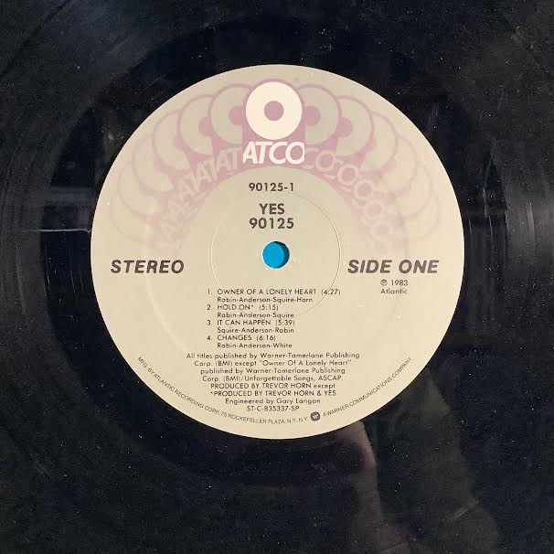 Yes - 90125 (SPECIALTY - VINYL) | Very Good Plus (VG+) Excellent (EX)-Classic Vinyl Record