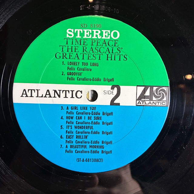 The Rascals - Time Peace: The Rascals' Greatest Hits (VINYL) | Very Good Plus (VG+) Very Good Plus (VG+)-Classic Vinyl Record