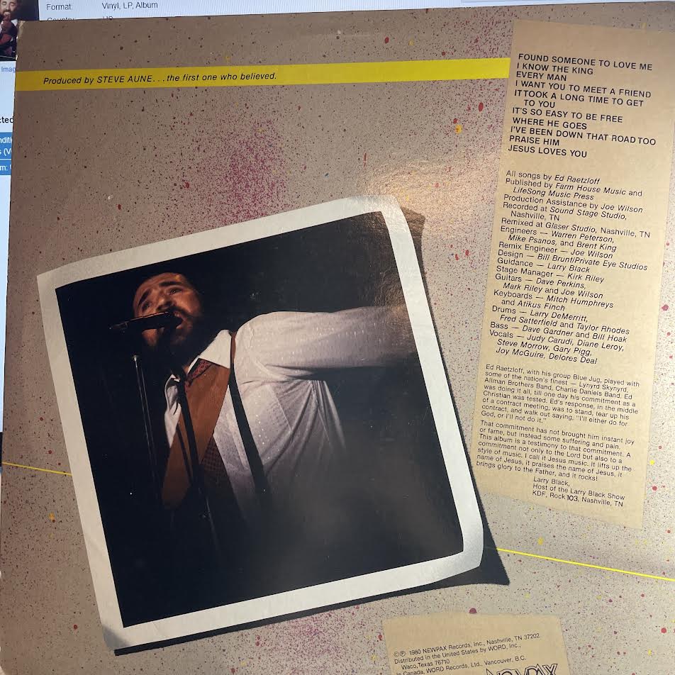 Ed Raetzloff - It Took A Long Time To Get To You (VINYL) | Very Good Plus (VG+) Excellent+ (EX+)-Classic Vinyl Record