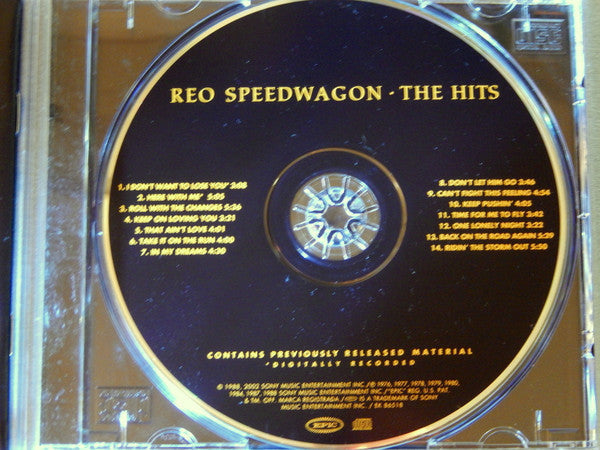 REO Speedwagon - The Hits (CD) | Very Good Plus (VG+) Excellent+ (EX+)-Classic Vinyl Record