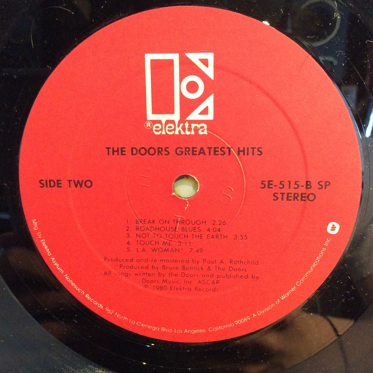 The Doors - Greatest Hits (VINYL) | Very Good Plus (VG+)-Classic Vinyl Record