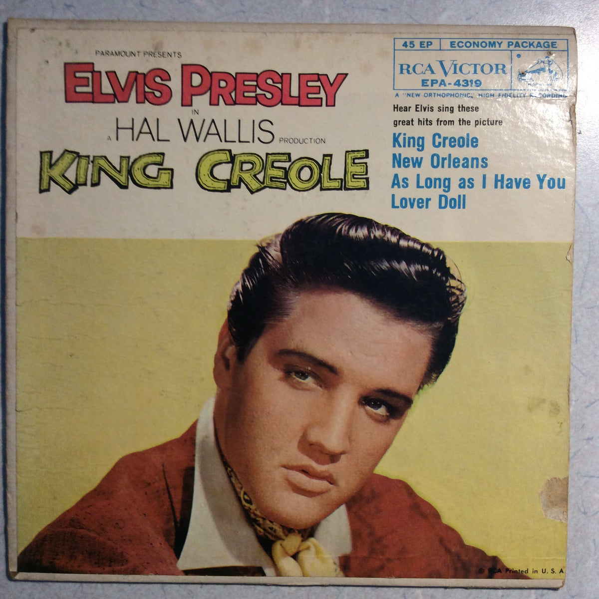 Elvis Presley - King Creole Vol.1 (7" VINYL) | Very Good Plus (VG+) Very Good Plus (VG+)-Classic Vinyl Record