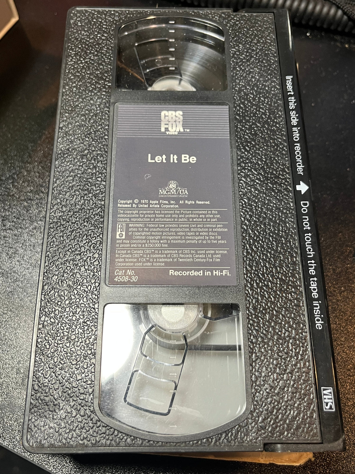 BEATLES - Let It Be (VHS TAPE) |-Classic Vinyl Record