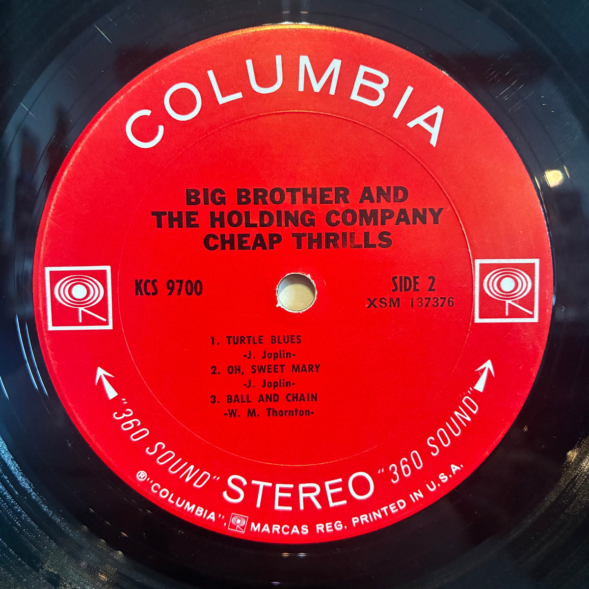 Big Brother & The Holding Company - Cheap Thrills (VINYL) | Very Good (VG) Very Good Plus (VG+)-Classic Vinyl Record