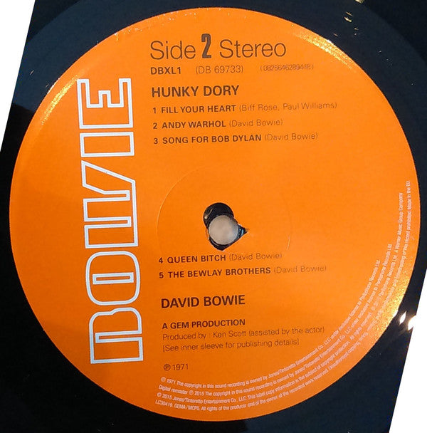 David Bowie - Hunky Dory | Mint (M) Mint (M)-Classic Vinyl Record
