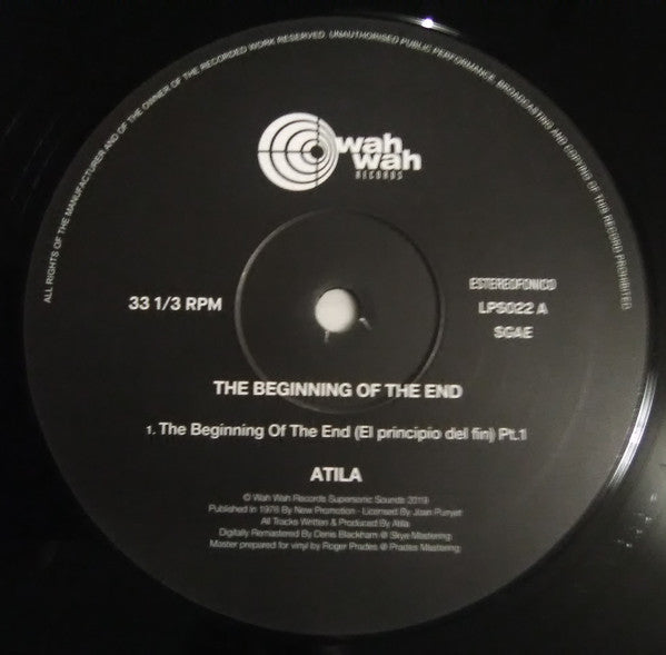 Atila - The Beginning Of The End (El Principio Del Fin)(VINYL) | Mint (M)-Classic Vinyl Record