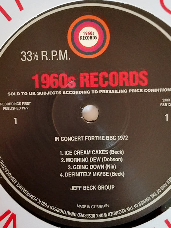 In Concert For The BBC 1972 | Mint (M) Mint (M)-Classic Vinyl Record
