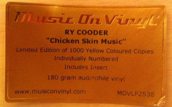 Ry Cooder - Chicken Skin Music | Mint (M) Mint (M)-Classic Vinyl Record