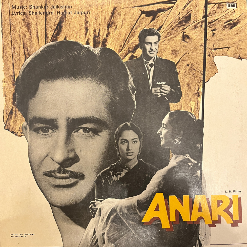 Shankar Jaikishan, Shailendra, Hasrat Jaipuri ‚Äì Anari  (Used Vinyl - VG+) NJ Marketplace-Classic Vinyl Record