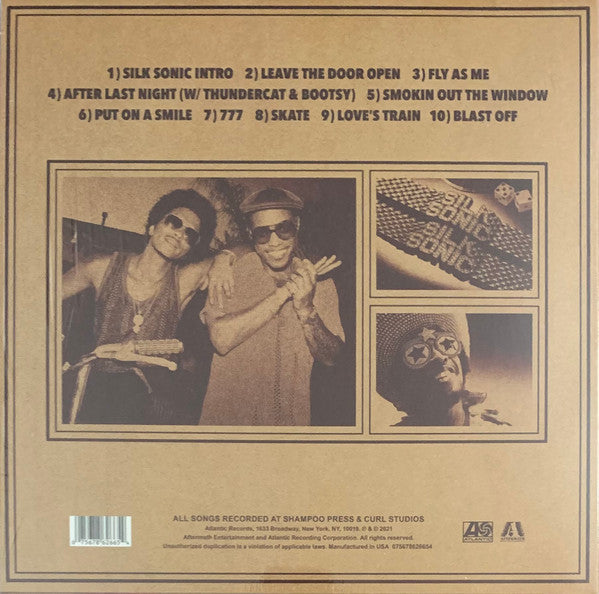 Silk Sonic An Evening With Silk Sonic Atlantic, Aftermath Entertainment LP, Album, RE Mint (M) Mint (M)-Classic Vinyl Record