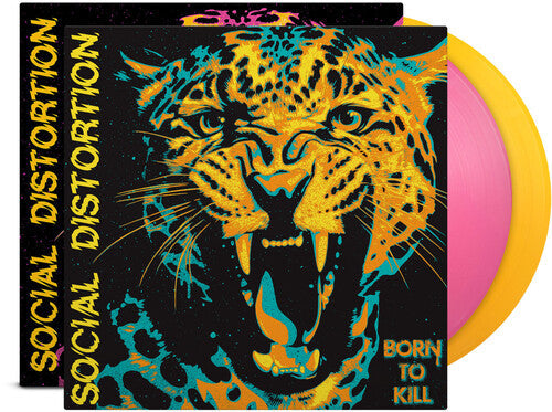 Social Distortion - Born To Kill (IEX Pink & Yellow 2xVinyl) | Mint (M) Mint (M)-Classic Vinyl Record