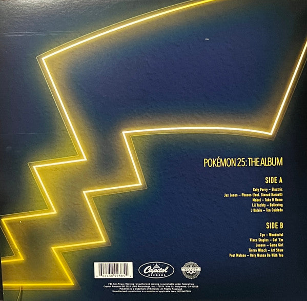 Pokémon 25: The Album (COLOR VINYL) | Mint (M) Mint (M)-Classic Vinyl Record