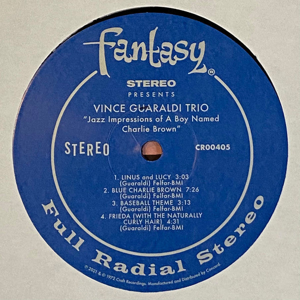 Vince Guaraldi Trio - A Boy Named Charlie Brown (VINYL) | Mint (M) Mint (M)-Classic Vinyl Record