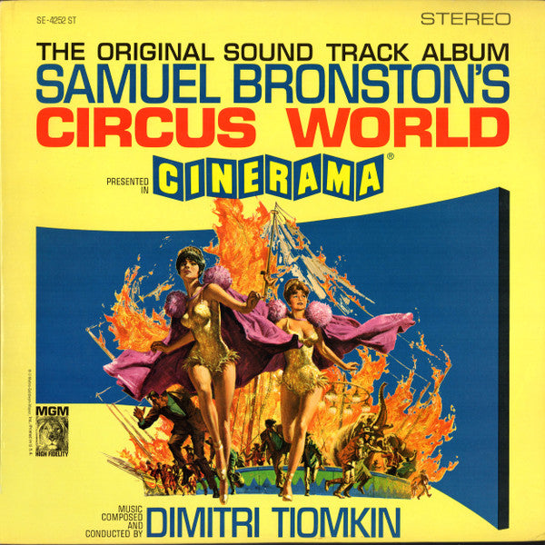 Dimitri Tiomkin - Circus World - The Original Sound Track Album (VINYL) | Mint (M) Near Mint (NM)-Classic Vinyl Record