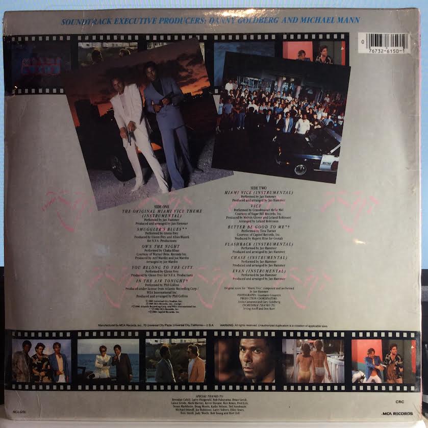 Miami Vice - Music From The Television Series (VINYL) | Mint (M) Excellent (EX)-Classic Vinyl Record