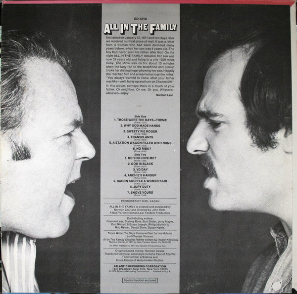 "All In The Family" Cast - All In The Family | Mint (M) Near Mint (NM)-Classic Vinyl Record