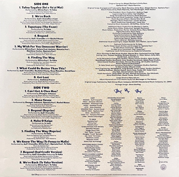 Abigail Barlow - Moana 2 (VINYL) | Mint (M) Mint (M)-Classic Vinyl Record