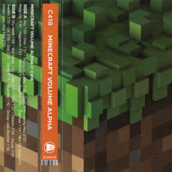 Minecraft Volume Alpha (CASSETTE - UNOFFICAL) | Mint (M) Mint (M)-Classic Vinyl Record