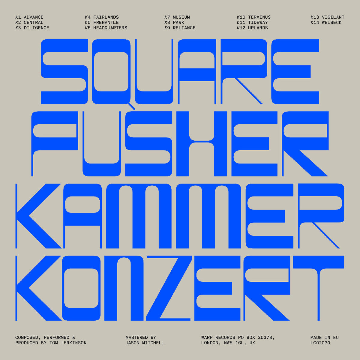 Squarepusher - Kammerkonzert (2x VINYL) |-Classic Vinyl Record