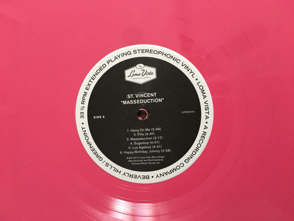 St. Vincent - Masseduction (PINK VINYL) | Mint (M) Mint (M)-Classic Vinyl Record