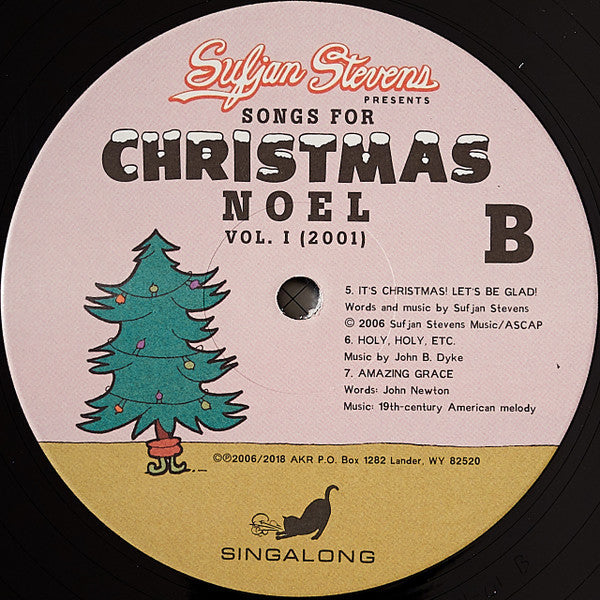 Sufjan Stevens Songs For Christmas Asthmatic Kitty Records Box, Comp + 5x12", EP, RE Mint (M) Mint (M)-Classic Vinyl Record
