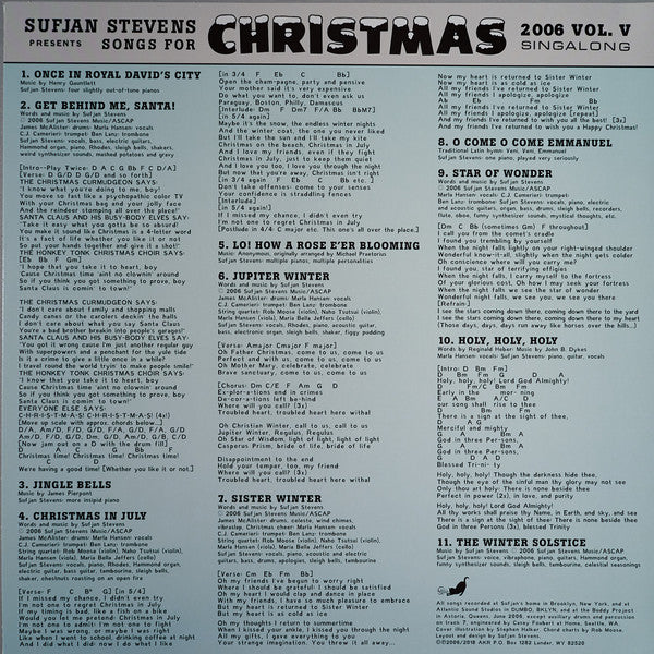 Sufjan Stevens Songs For Christmas Asthmatic Kitty Records Box, Comp + 5x12", EP, RE Mint (M) Mint (M)-Classic Vinyl Record
