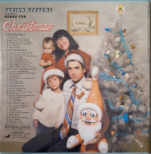Sufjan Stevens Songs For Christmas Asthmatic Kitty Records Box, Comp + 5x12", EP, RE Mint (M) Mint (M)-Classic Vinyl Record