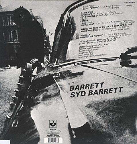 Syd Barrett - Barrett [Import] | Mint (M) Mint (M)-Classic Vinyl Record