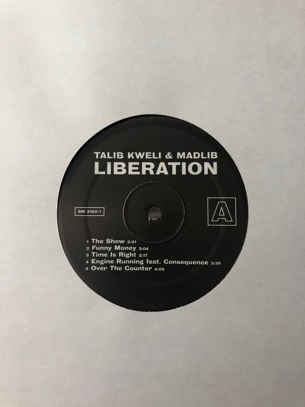 Talib Kweli + Madlib - Liberation | Mint (M) Mint (M)-Classic Vinyl Record