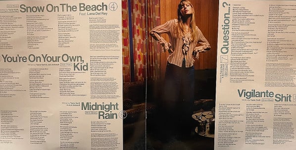 Taylor Swift Midnights Republic Records LP, Album, S/Edition, Mah Mint (M) Mint (M)-Classic Vinyl Record