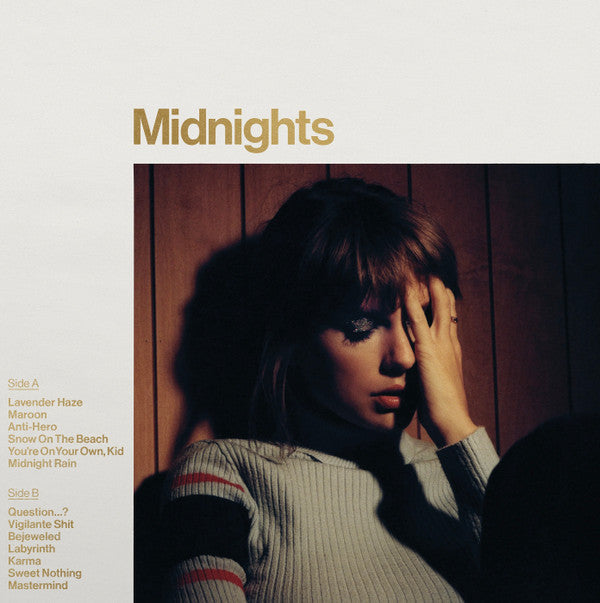 Taylor Swift Midnights Republic Records LP, Album, S/Edition, Mah Mint (M) Mint (M)-Classic Vinyl Record