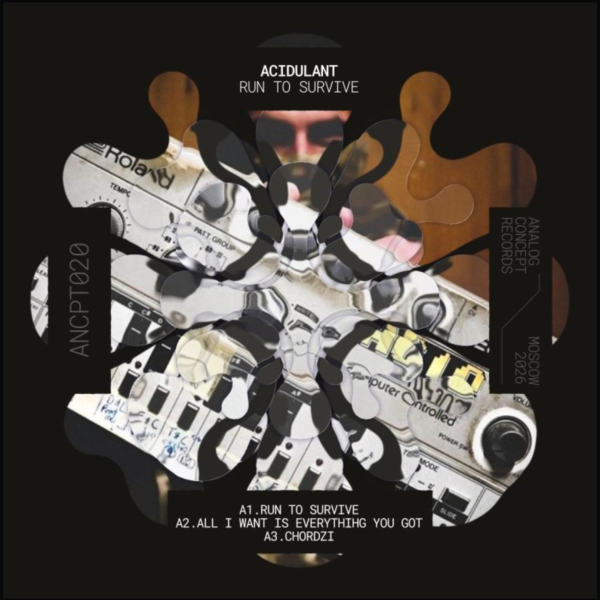 Acidulant - (PRESALE 08/20/26) Run To Survive (VINYL 12" Analog Concept ANCPT020) | NEW--Classic Vinyl Record