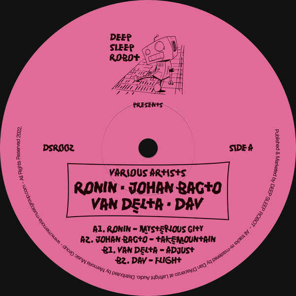 Various - Ronin + Johan Bacto + Van Delta + Dav | Mint (M) Generic--Classic Vinyl Record