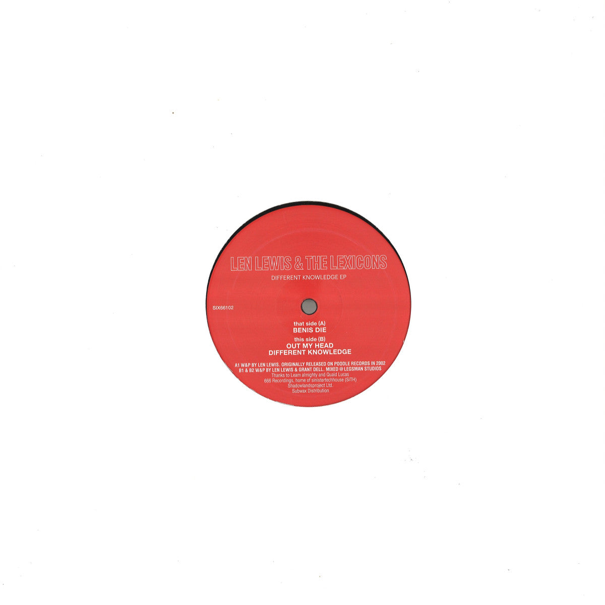 Len Lewis & The Lexicons - Different Knowledge (VINYL 12" 666 SIX66102 2026) | NEW--Classic Vinyl Record