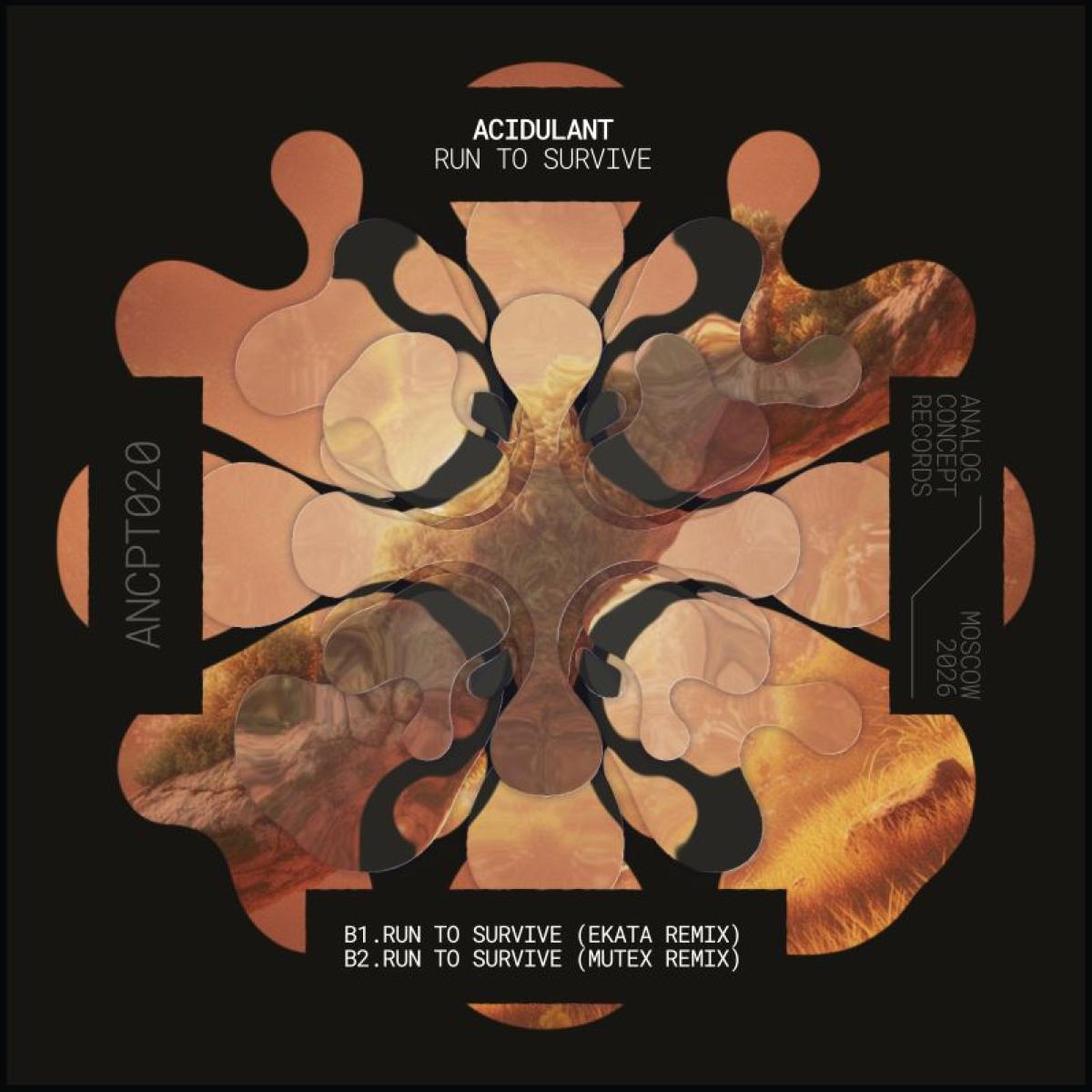 Acidulant - (PRESALE 08/20/26) Run To Survive (VINYL 12" Analog Concept ANCPT020) | NEW--Classic Vinyl Record