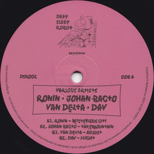 Various - Ronin + Johan Bacto + Van Delta + Dav | Mint (M) Generic--Classic Vinyl Record