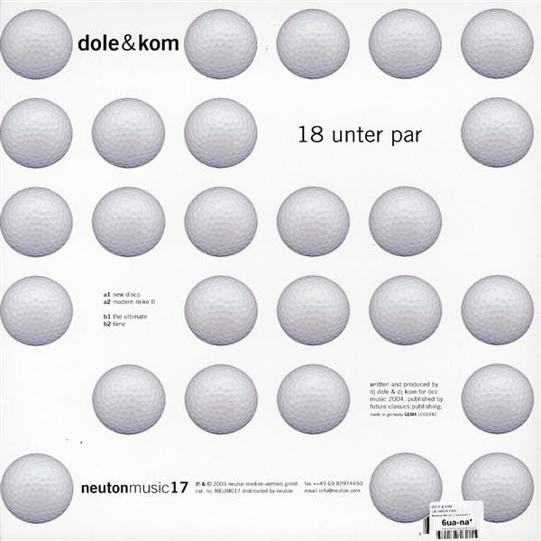 Dole & Kom - 18 Unter Par (12") | Very Good Plus (VG+) Generic--Classic Vinyl Record