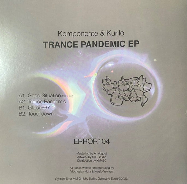 Komponente - Trance Pandemic EP | Mint (M) Mint (M)--Classic Vinyl Record