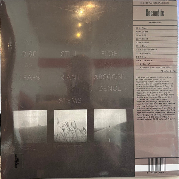 Recondite - Hinterland | Mint (M) Mint (M)--Classic Vinyl Record
