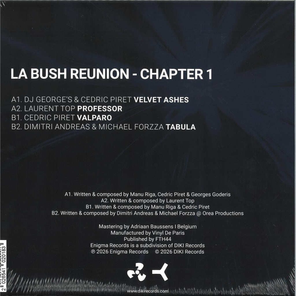 Various - LA BUSH REUNION - CHAPTER 1 (BLUE MARBLED VINYL 12" Enigma ENIGMA201018) | NEW Mint (M) Mint (M)--Classic Vinyl Record