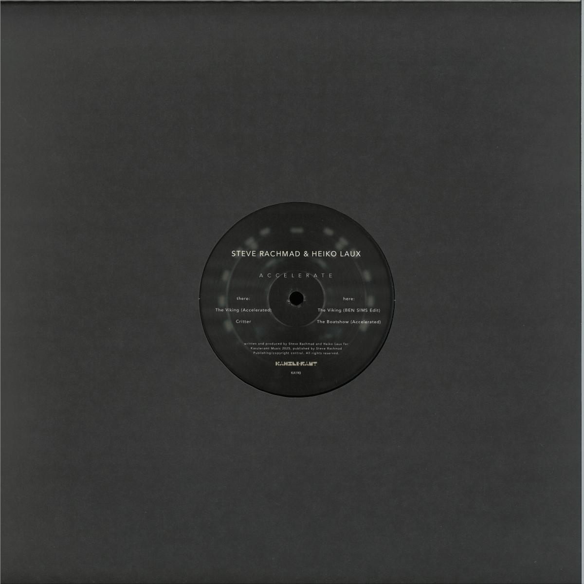 STEVE RACHMAD & HEIKO LAUX - Accelerate (VINYL) |--Classic Vinyl Record
