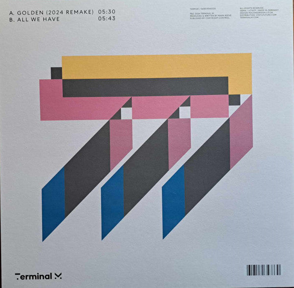 Mark Reeve - Golden (2024 Remake)(VINYL) | Mint (M) Mint (M)--Classic Vinyl Record