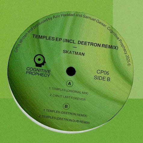 Skatman - Temples EP (VINYL 12") |--Classic Vinyl Record