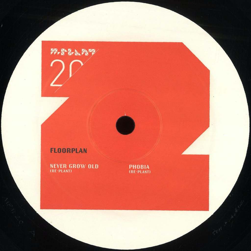 Floorplan Aka Robert Hood - Never Grow Old / Phobia (re-plants) (VINYL) | Mint (M) Mint (M)--Classic Vinyl Record